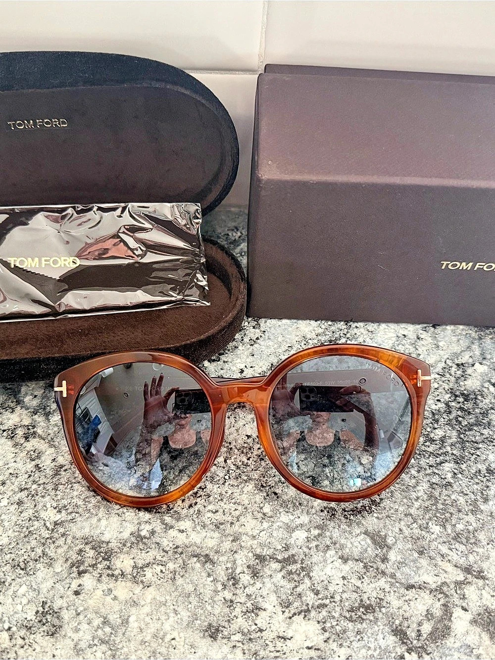 Tom Ford Brown Sunglasses